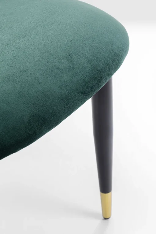 KARE Stuhl Iris Velvet Grün