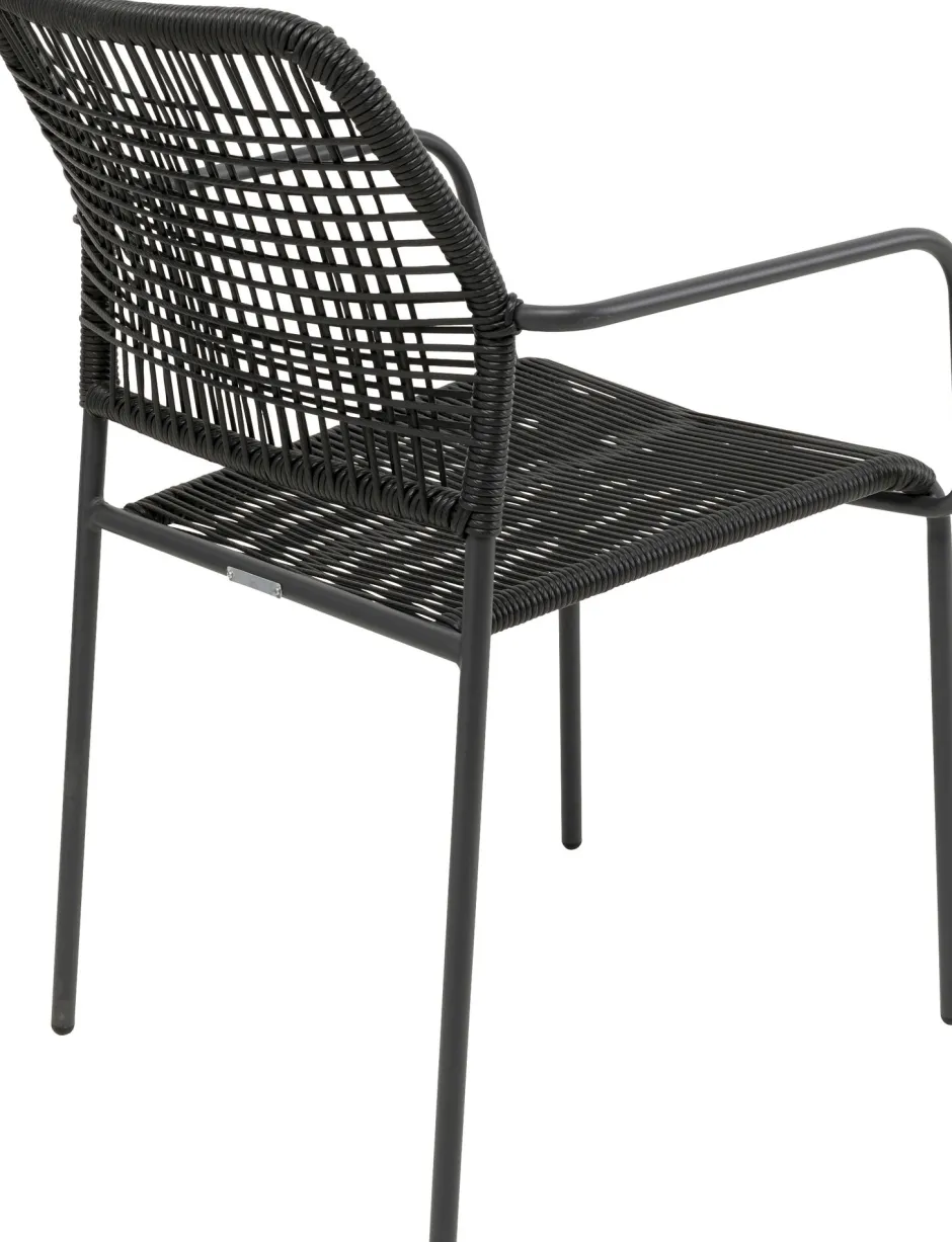 KARE Stuhl Madagascar Schwarz