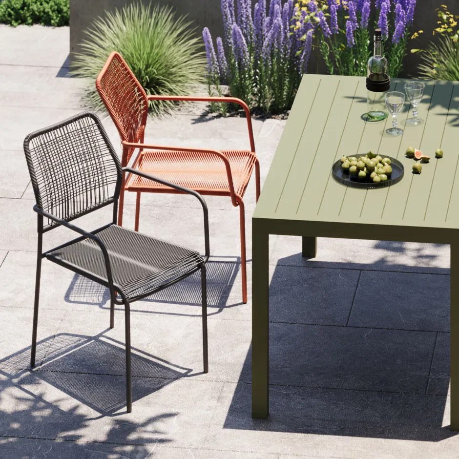 KARE Stuhl Madagascar Schwarz