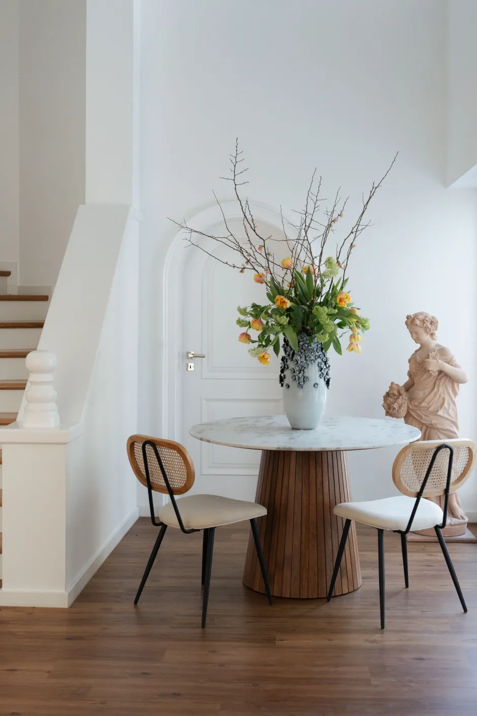 KARE Stuhl Rosali Creme