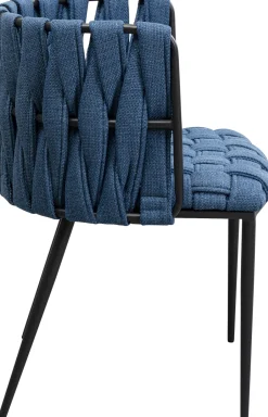 KARE Stuhl Saluti Blau