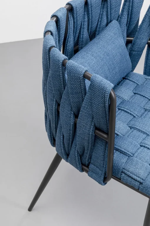 KARE Stuhl Saluti Blau
