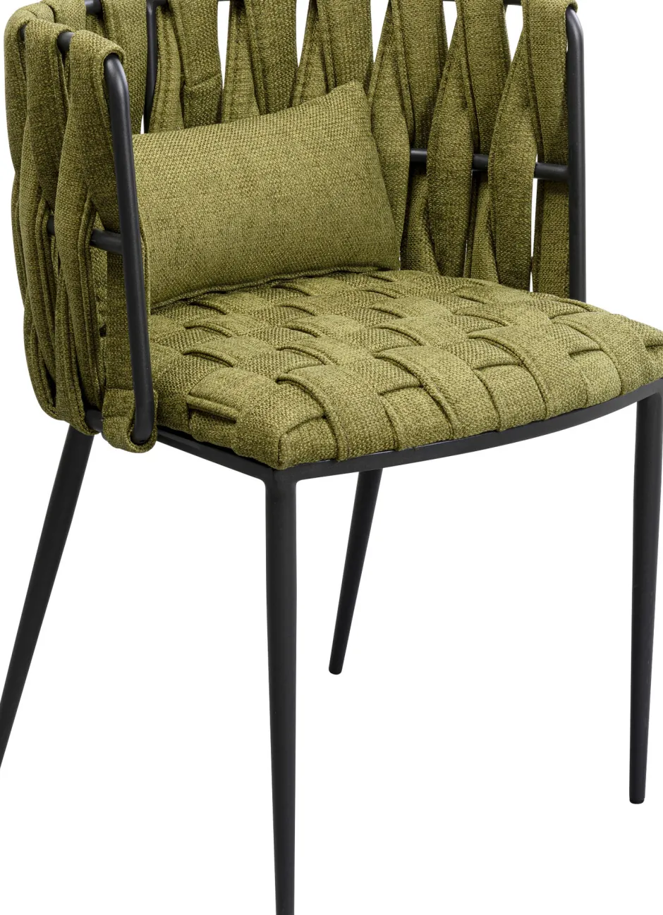 KARE Stuhl Saluti Dunkelgrün