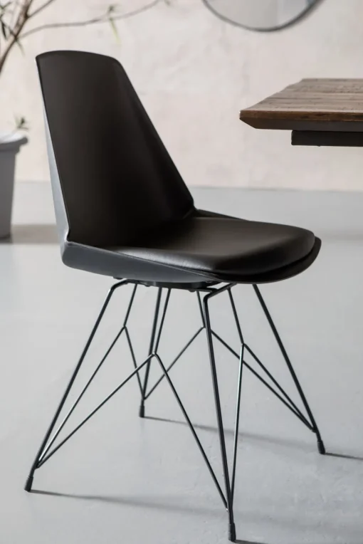 KARE Stuhl Wire Black