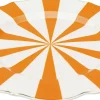 KARE Teller Harlequin Orange Ø22cm