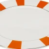 KARE Teller Harlequin Orange Ø27cm
