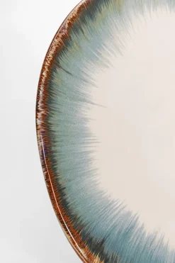 KARE Teller Laguna Blau Ø26cm