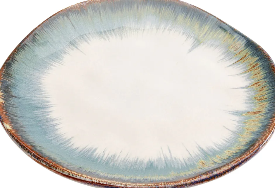 KARE Teller Laguna Blau Ø20cm