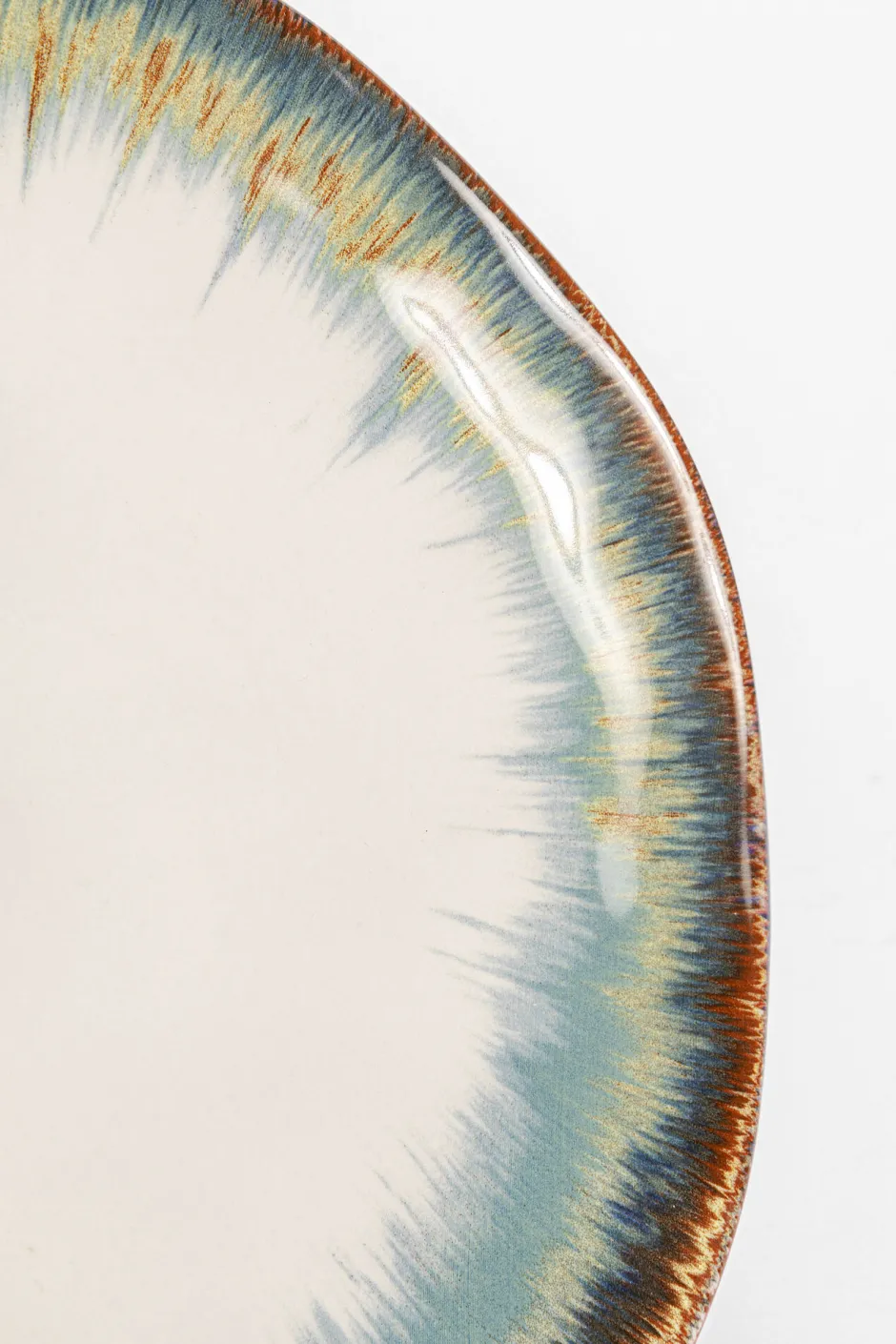 KARE Teller Laguna Blau Ø20cm