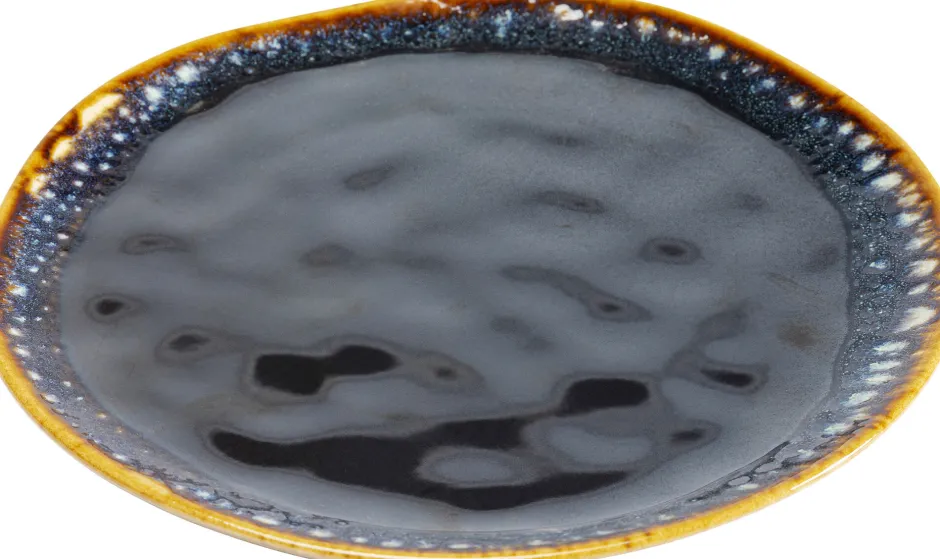 KARE Teller Lio Dunkelblau Ø26cm