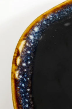 KARE Teller Lio Dunkelblau Ø26cm