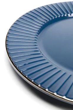 KARE Teller Muse Blau Ø20cm