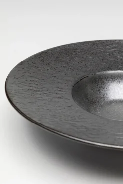 KARE Teller Tief Cosmos Schwarz Ø27cm