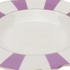 KARE Teller Tief Harlequin Lila Ø23cm