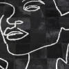 KARE Teppich Art Faces 170x240cm
