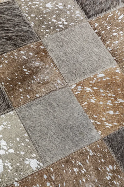 KARE Teppich Squares Grau 120x180cm