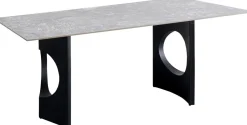 KARE Tisch Bilbao Oho Schwarz 180x90cm