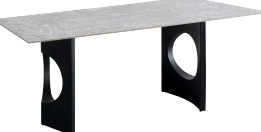 KARE Tisch Bilbao Oho Schwarz 180x90cm