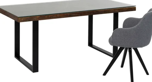 KARE Tisch Conley Schwarz 180x90