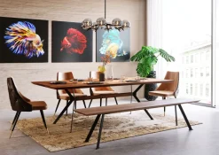 KARE Tisch Downtown Eiche 220x100cm