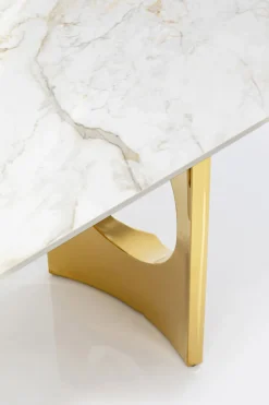 KARE Tisch Eternity Oho Gold Keramik 180x90cm