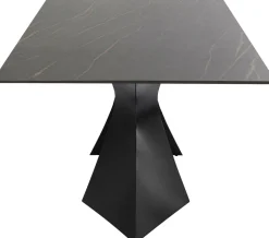 KARE Tisch Gloria Outdoor Keramik Schwarz 180x90cm