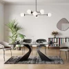 KARE Tisch Gloria Schwarz 200x100cm