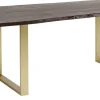 KARE Tisch Harmony Dunkel Brass 160x80