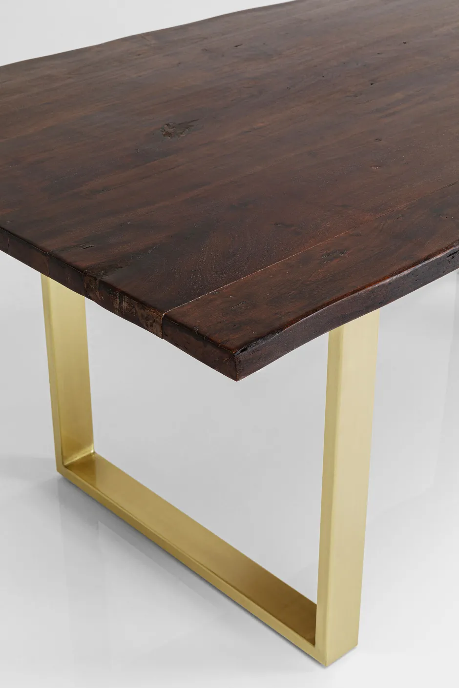 KARE Tisch Harmony Dunkel Brass 160x80