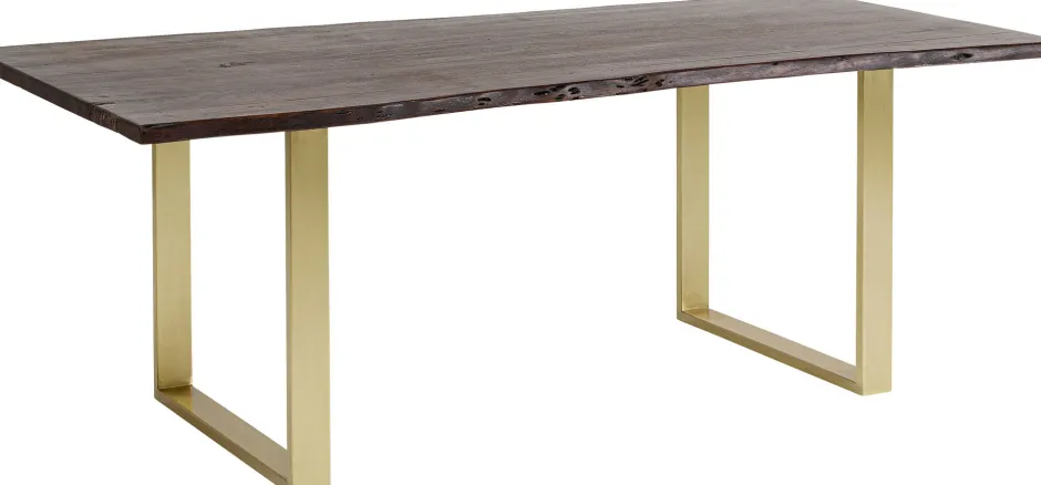 KARE Tisch Harmony Dunkel Brass 160x80