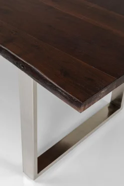 KARE Tisch Harmony Dunkel Chrom 180x90