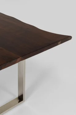 KARE Tisch Harmony Dunkel Chrom 160x80