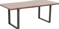 KARE Tisch Harmony Dunkel Rohstahl 180x90