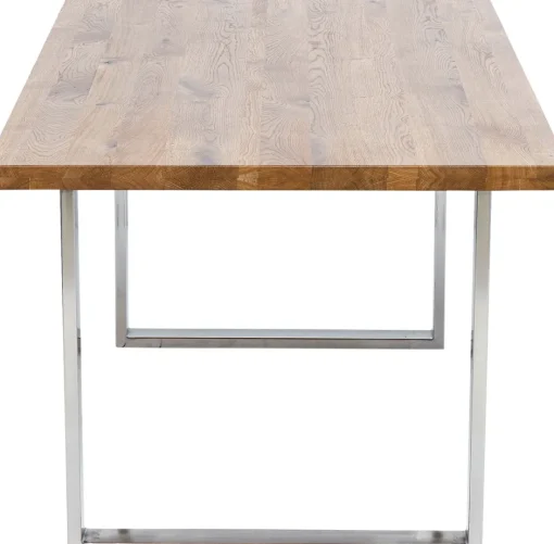 KARE Tisch Jackie Eiche Chrom 200x100