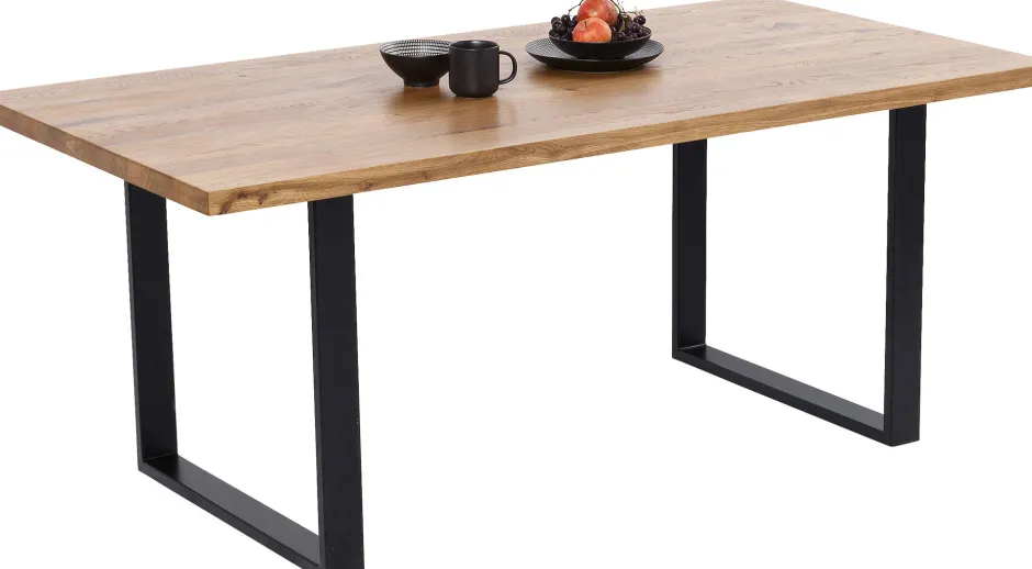 KARE Tisch Jackie Eiche Schwarz 200x100