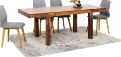 KARE Tisch Momo inkl. 2 Ansteckplatten 120(40+40)x80cm