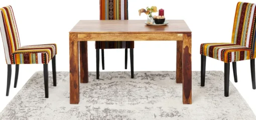 KARE Tisch Momo inkl. 2 Ansteckplatten 120(40+40)x80cm