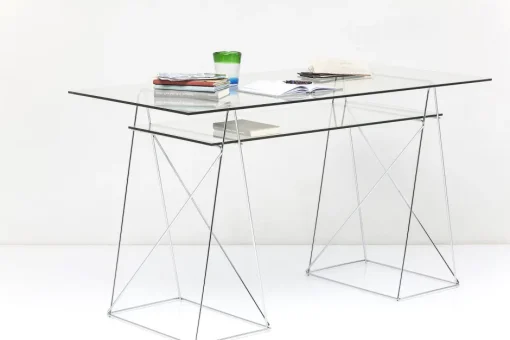 KARE Tisch Polar Chrom 8 mm ESG