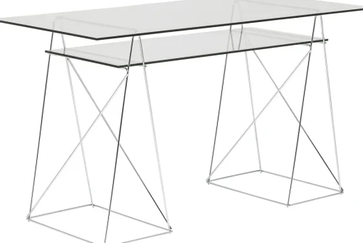 KARE Tisch Polar Chrom 8 mm ESG