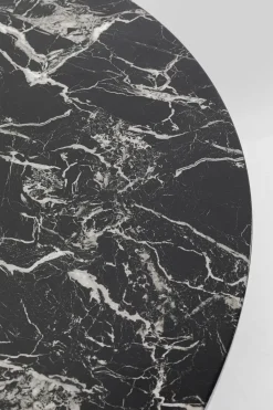 KARE Tisch Schickeria Marmor Schwarz 110cm