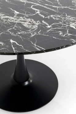 KARE Tisch Schickeria Marmor Schwarz 110cm