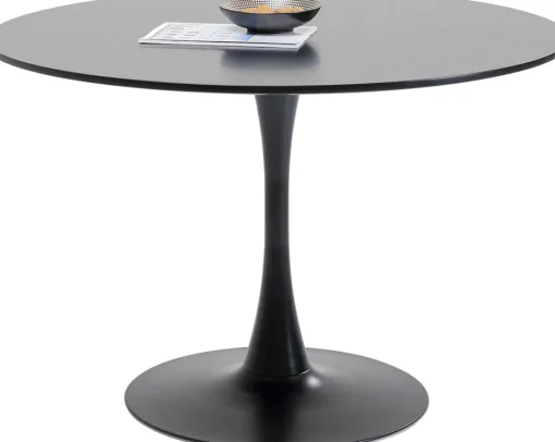 KARE Tisch Schickeria Schwarz Ø110