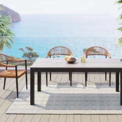 KARE Tisch Sorrento Grau180x90cm