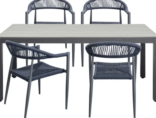 KARE Tisch Sorrento Grau180x90cm