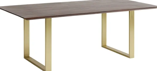 KARE Tisch Symphony Dunkel Brass 160x80