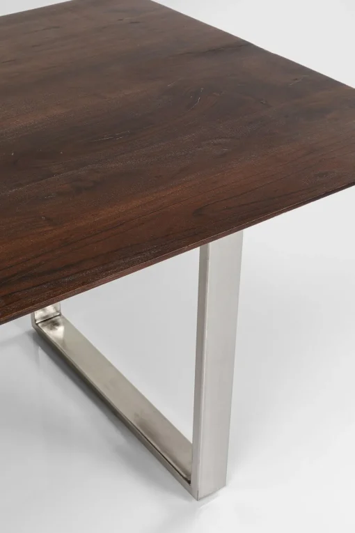 KARE Tisch Symphony Dunkel Chrom 160x80