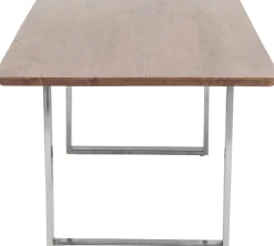 KARE Tisch Symphony Dunkel Chrom 160x80
