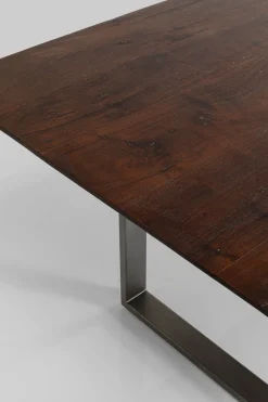 KARE Tisch Symphony Dunkel Rohstahl 160x80