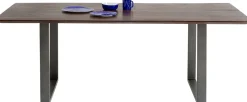 KARE Tisch Symphony Dunkel Rohstahl 160x80