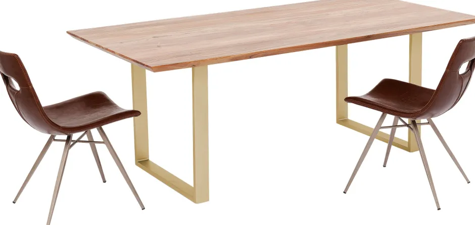 KARE Tisch Symphony Messing 160x80